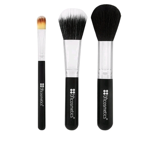 BH Cosmetics Black and Silver Brush Trio - Picture 2 of 5